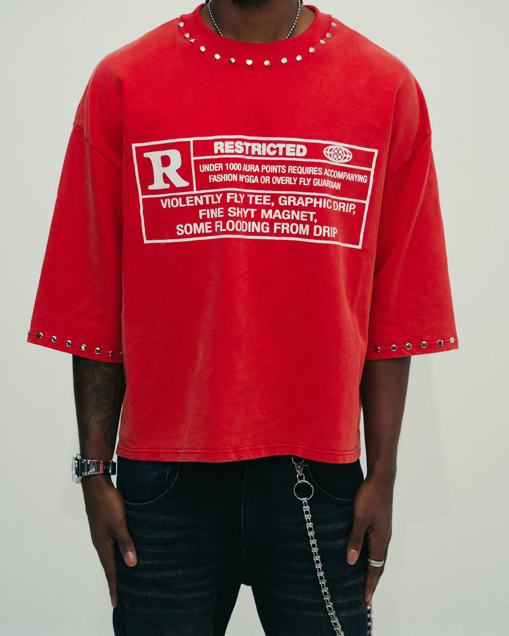 Restricted' Red Tee