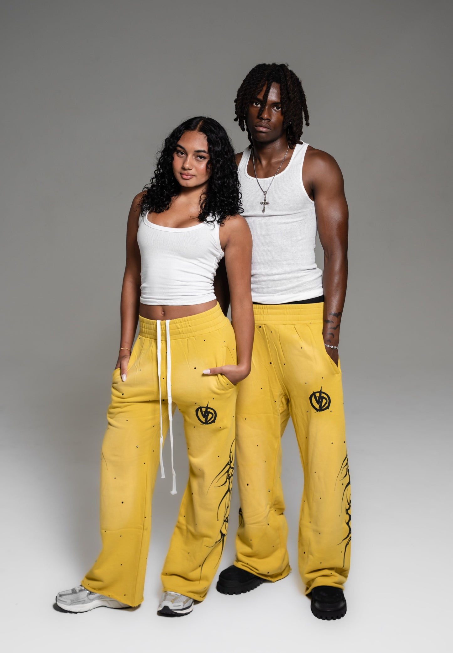 ‘POPSTAR’ Sweatpants (Yellow)