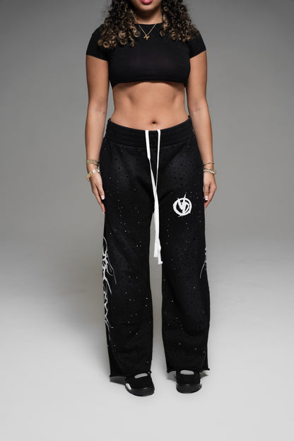 ‘POPSTAR’ Sweatpants (Black)