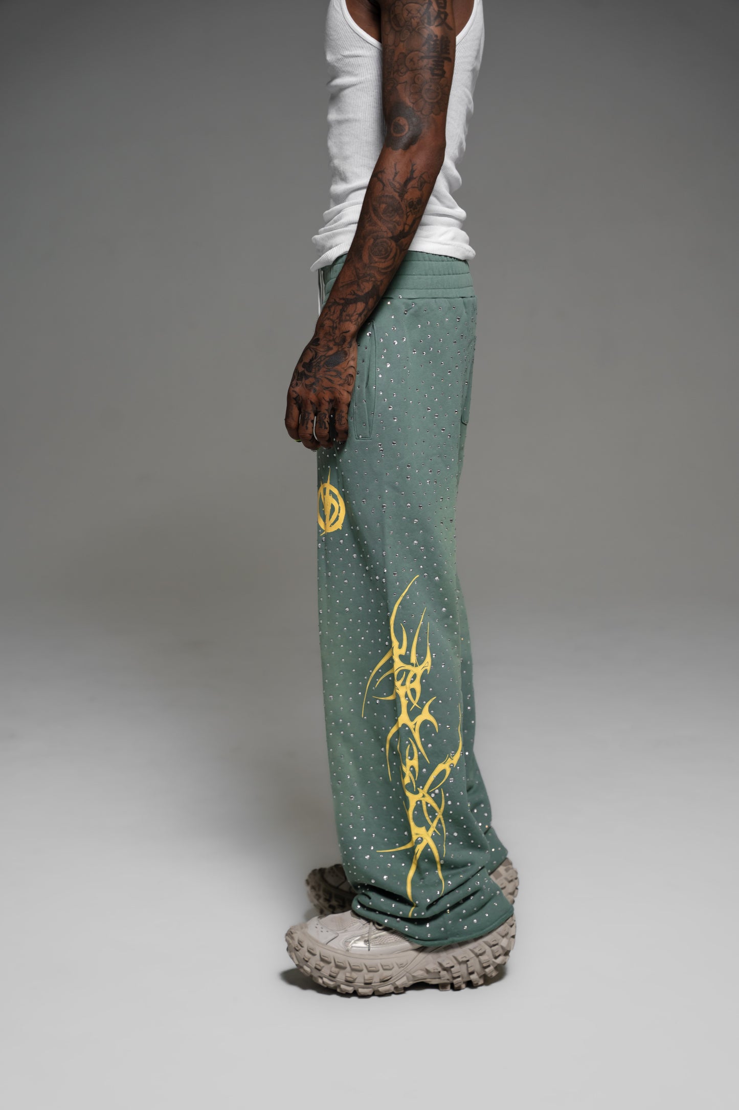 ‘POPSTAR’ Sweatpants (Green)