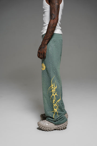‘POPSTAR’ Sweatpants (Green)