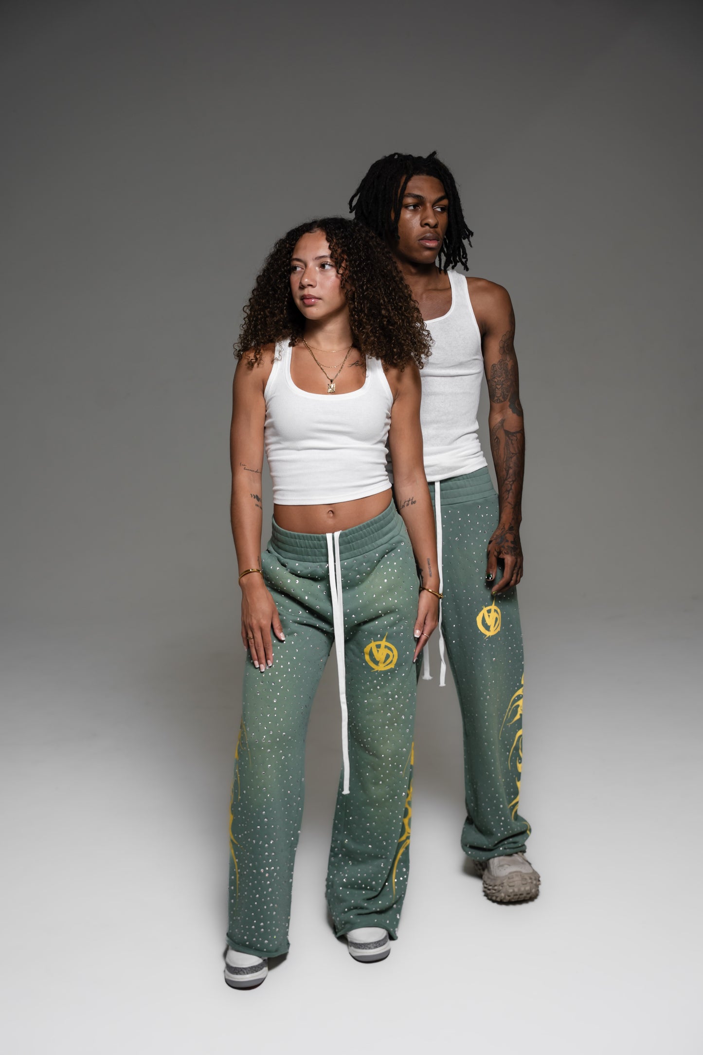 ‘POPSTAR’ Sweatpants (Green)