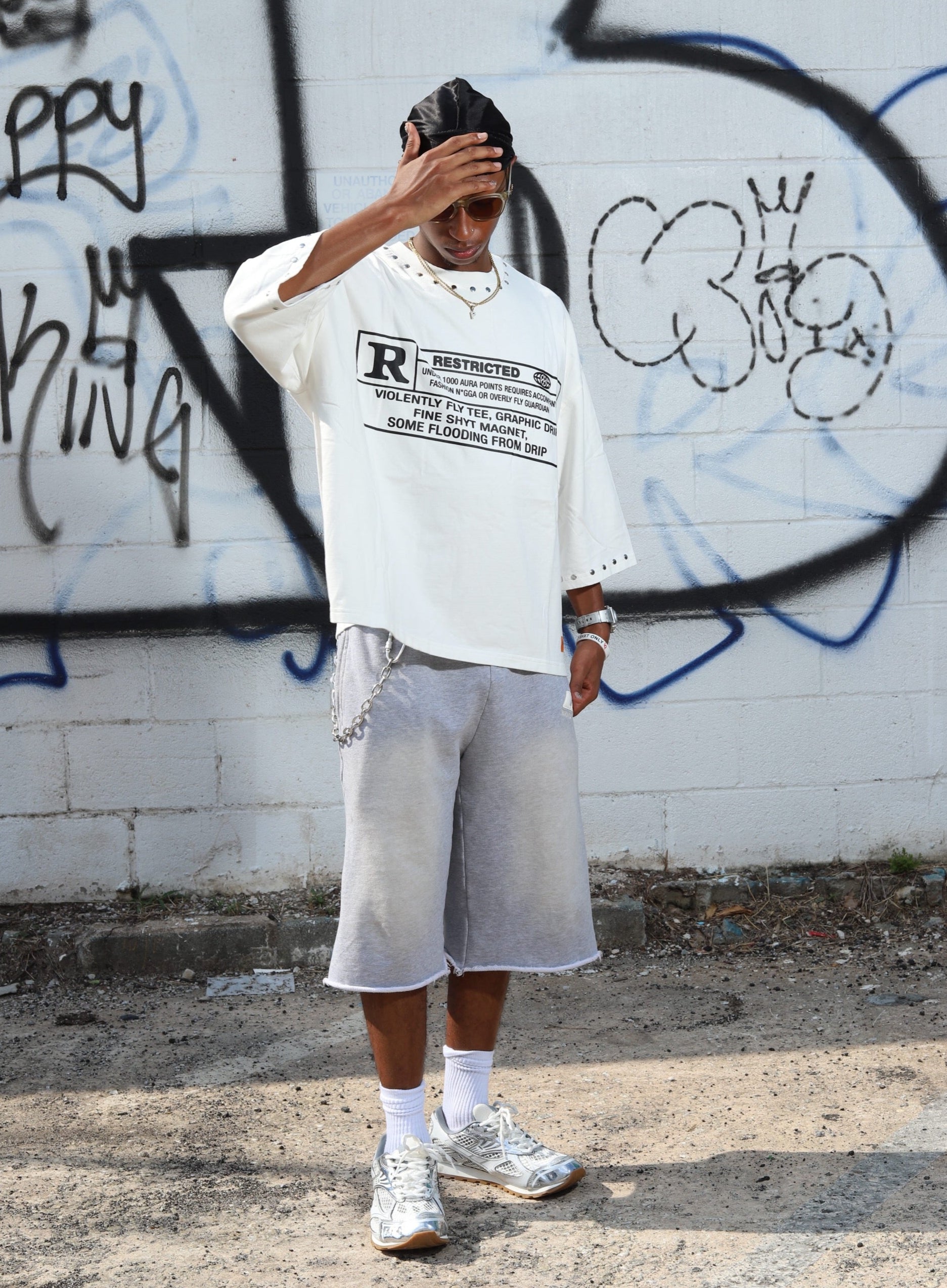 Restricted' White Tee