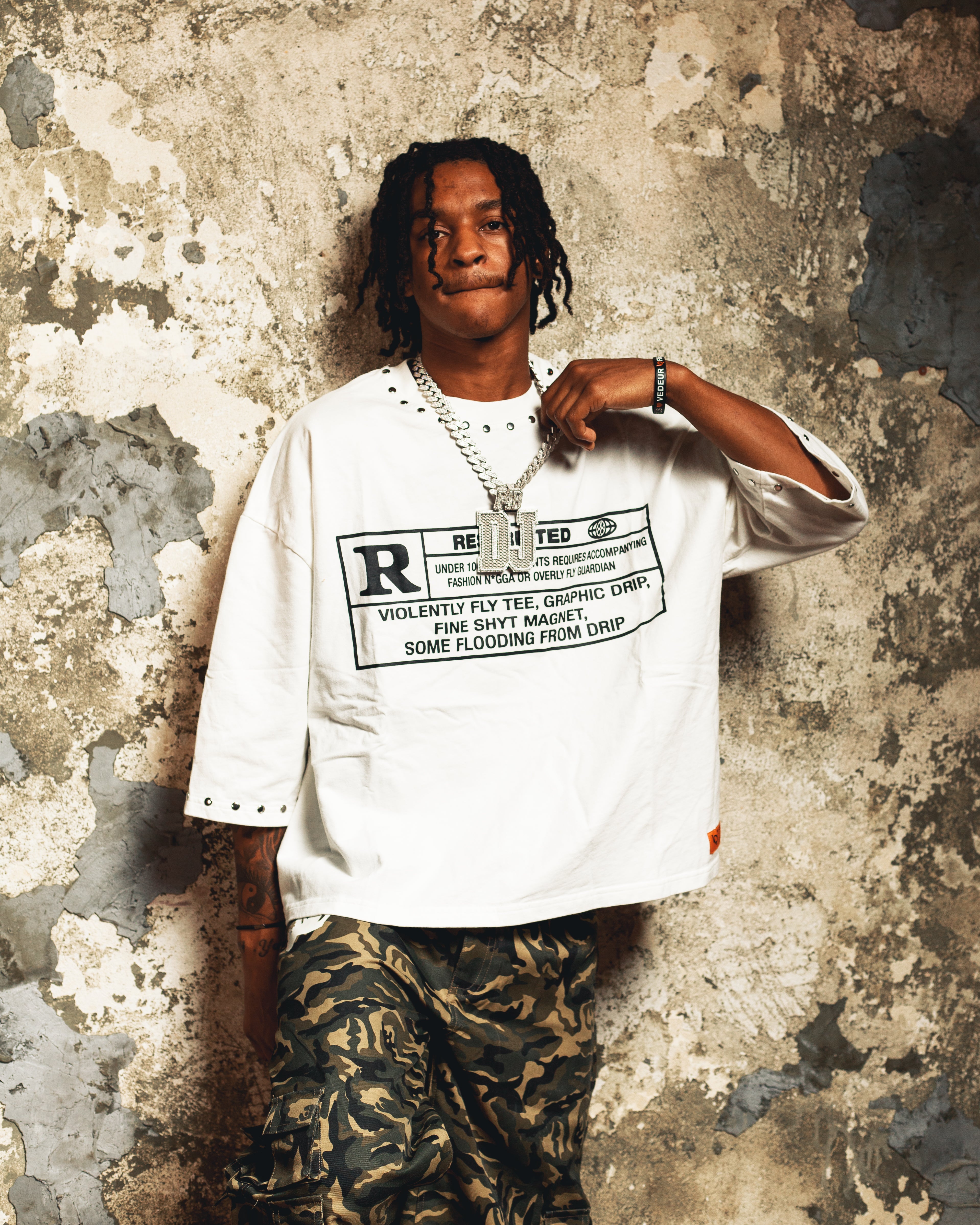 Restricted' White Tee