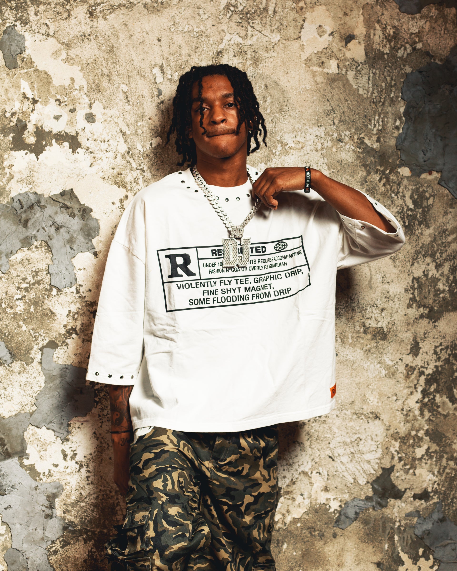 Restricted’ White Tee